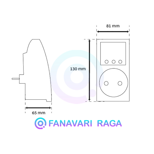 ساعت فرمان پریزدار 1 ساعت فرمان پریز دار